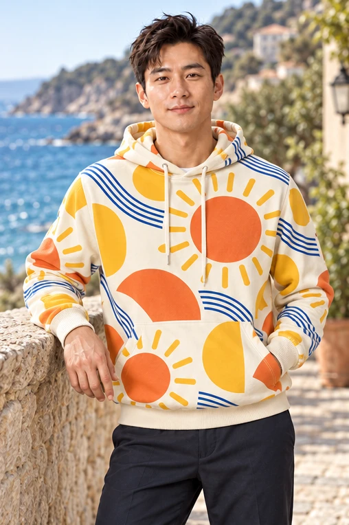 Solar Hoodie — Front view