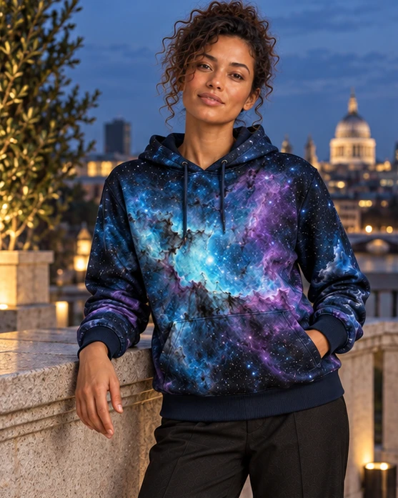 Women Nebula Hoodie — front view